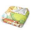 Cartoon Kuchipatchi Tamagotchis Fleece Blanket Fashion Throw Blanket for Home 200x150cm Bedspread