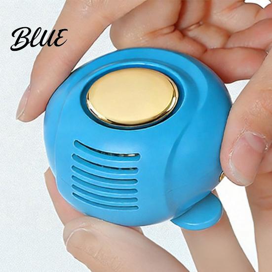 Wearable Fan for Outdoors Portable Silent Mini Bladeless Electric 3-Level Adjustable Wind Clip-On Shirt Waist Bag Hands-Free Cooling Device