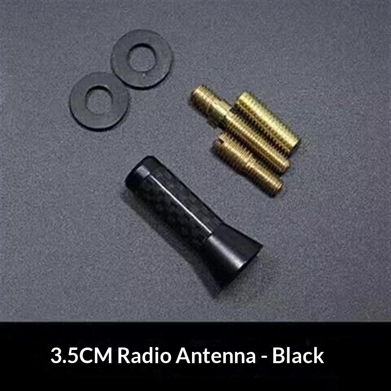 1 Set Universal Long Short Auto Roof Carbon Fiber Radio Aerial Accessories Enhanced Signal Tools Car Roof Antenna