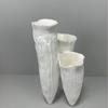 Ceramic Vase Abstract Coral Reef Triangular Shape Abstract Handicraft Desktop Storage Container Flower Vase Home Decoration