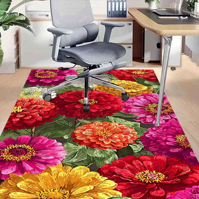 1PC Floral Pattern Extra Large Non-Slip Floor carpet, Office, family, bedroom, Studio - Large Area RugJ0340