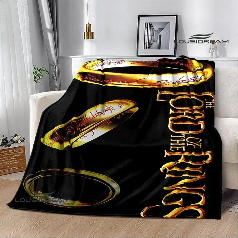 L-Lord of the Rings printed blanket Warm Flannel Blankets Soft and Comfortable Home Travel Blanket bed linings Birthday Gift