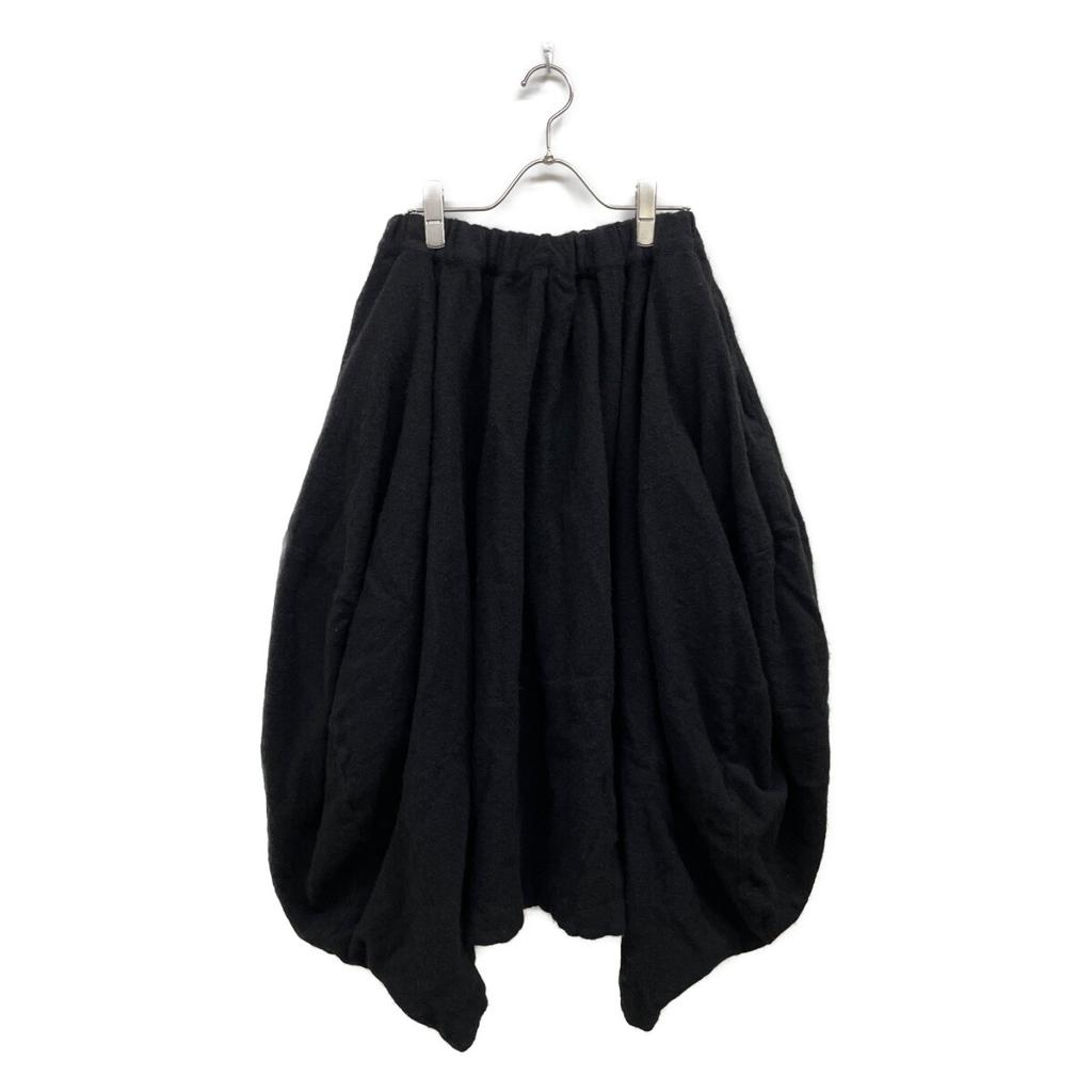 COMMEdesGARCONS Comme Comme Black AD2024 RN-S003 Wool Felted Skirt skirt XS blackUsed