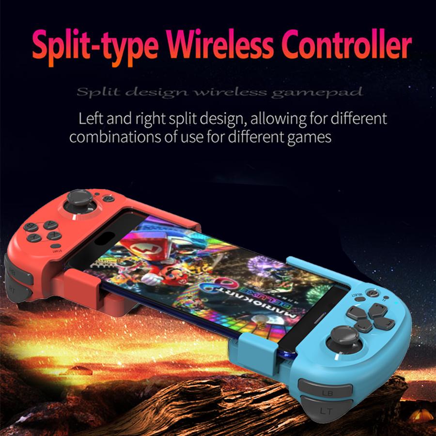Wireless Gamepad Wireless Left Right Split Game Controller Bluetooth Gaming Joystick for Android for IOS for PC