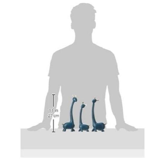Giraffe Sculpture Family of Three Statues Resin Sculptures for Home Decoration, Figurine Accessories, Art Gifts, Crafts, Desk Ornaments (Pack of 3)