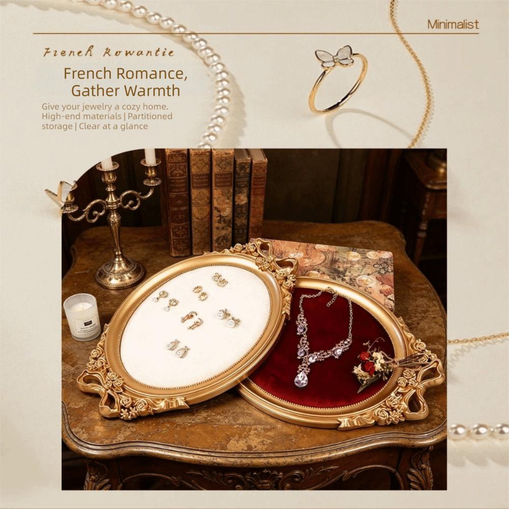 European-style Jewelry Display Tray Vintage Jewelry Organizer Necklace Pendant