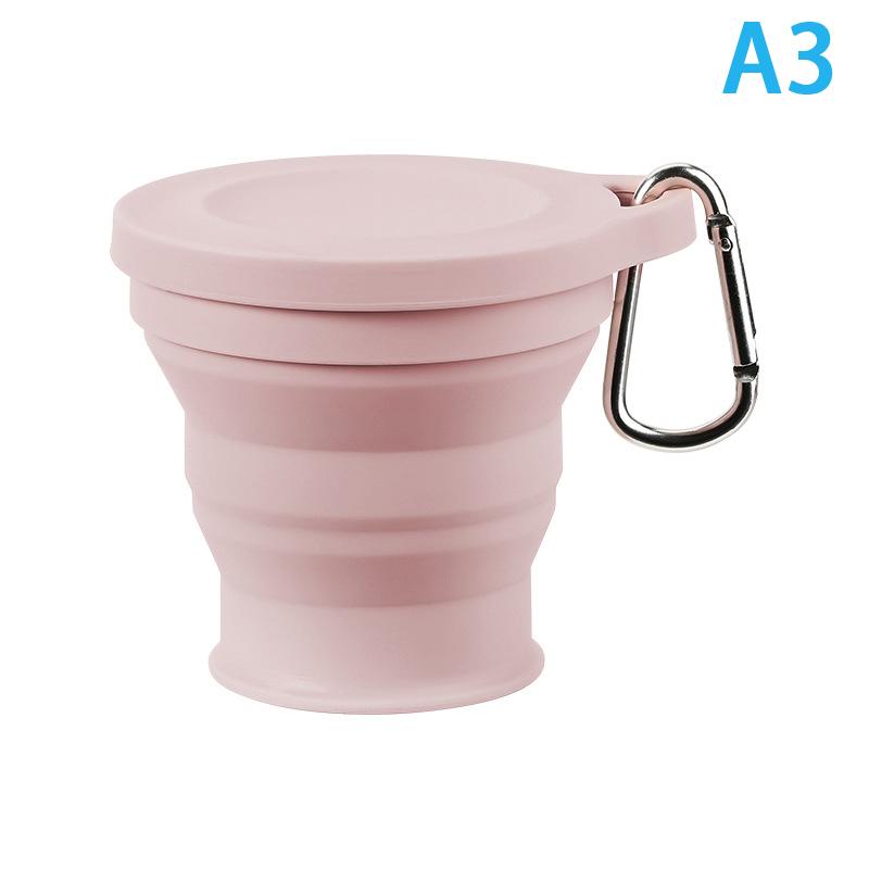 1pc Soft Silicone/Plastic Retractable Folding Water Cup Outdoor Activity Lightweight Drinking Cup Travel Telescopic Collapsible
