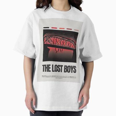 The Lost Boys Original Custom Vintage Movie Poster Wall Art Oversized T-Shirt