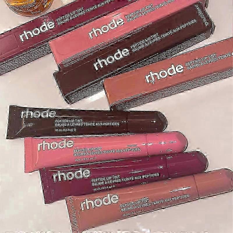 10ml 4 Culori Rohde Balsam de Buze Husa de Telefon Luciu de Buze de Lungă Durată Hidratant