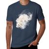 Playfull Cat Burning Fur Tshirt Halloween Casual Tshirt