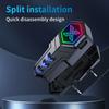 X20 Motorcycle Equipments Helmet Headset Bluetooth5.3 Stereo Wireless Hands-free Call Waterproof Earphone With RGB Ambient Light