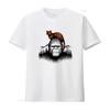 Sasquatch And Orange Cat T Shirt Unique Novelty Idea For Lovers Moms Cool Print Vintage Washed Graphic Breathable Homme