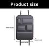 Automotive Back Pocket Multifunctional Backseat Pocket Kick Mat Seat Back Organizer Multiple Compartment Storage Bag