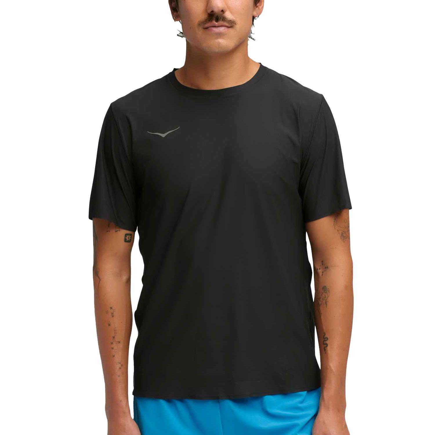 

HOKA ONE ONE Solid Color Comfortable Versatile Stylish Short Sleeve T-Shirt Men tops 1175771-BLK M