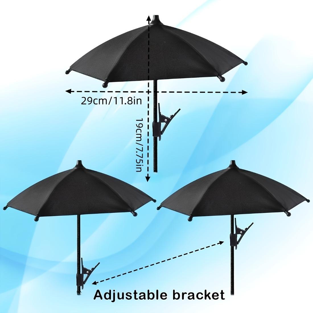 

Mini Portable Phone Sunshade: Protects Your Phone from Sun and Rain While Outdoors; Reduces Glare When Taking Photos. чёрный