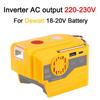 Portable Inverter 200W AC For Dewalt For Makita/Bosch/Milwaukee/Ryobi 18V Battery 120-220V Modified Sine Wave Power Adapter USB