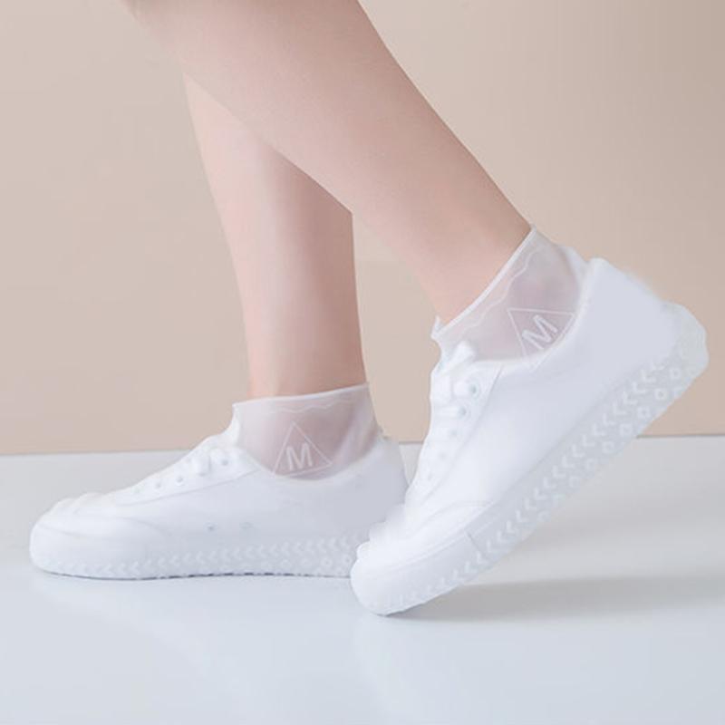 Reusable Wate Resistant Silicone Shoe Covers For Rain Snow Outdoor Activity Anti Slip Flexible Shoe Protectors Overshoes