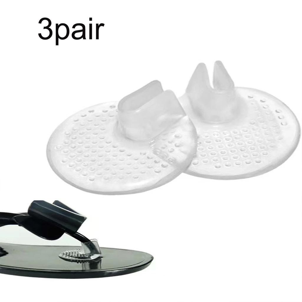 1/3pairs Soft Flip Flop Gel Cushions Pad Toe Protectors for Thong Sandal Lnserts Guards Insoles Shoes Grip Pads Metatarsal Pad