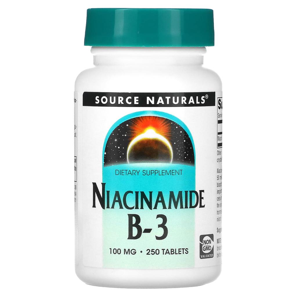 Niacinamide B-3, 100 Mg, 250 Tablets