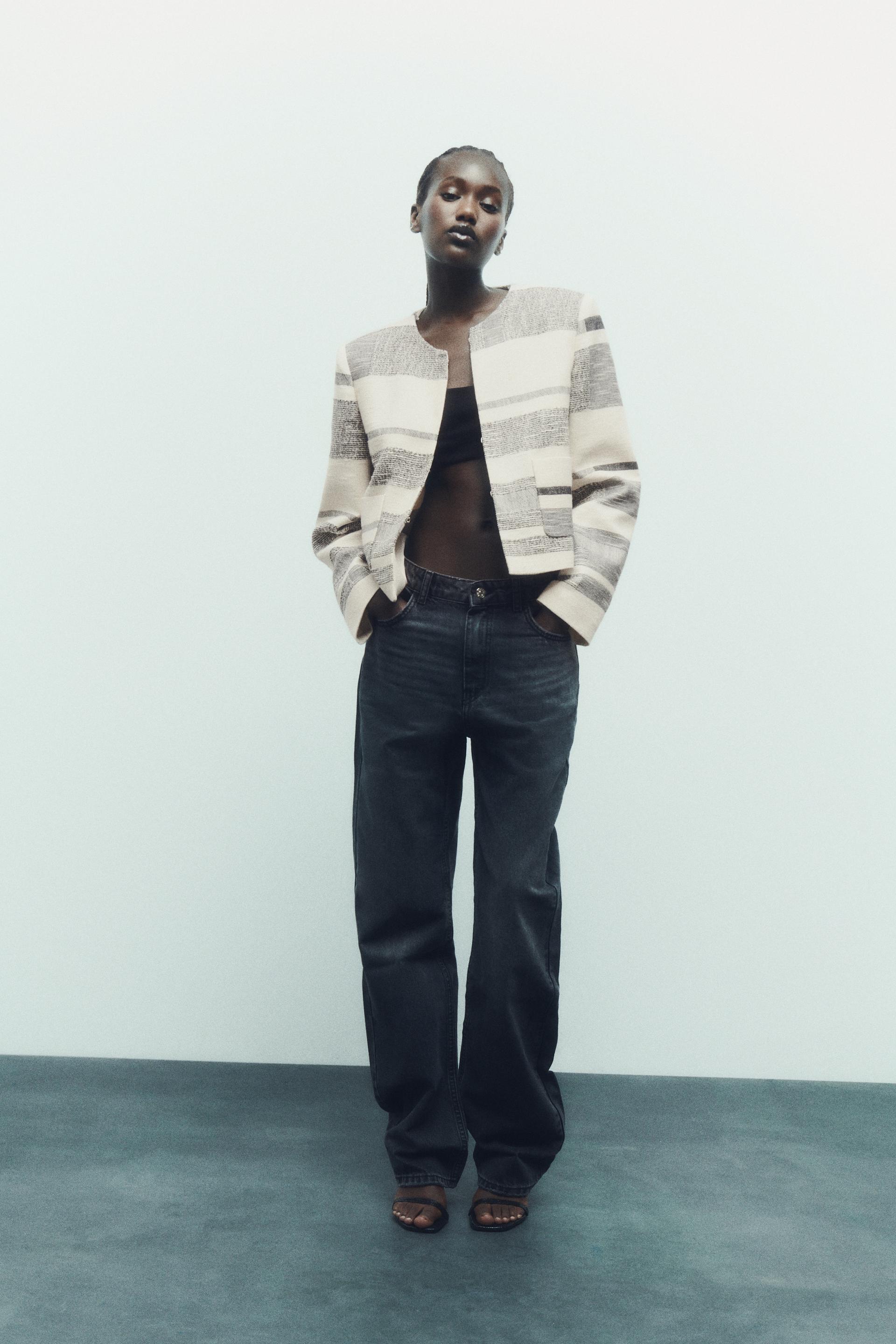 

ПИДЖАК В ПОЛОСКУ ТЕКСТУРИРОВАННЫЙ