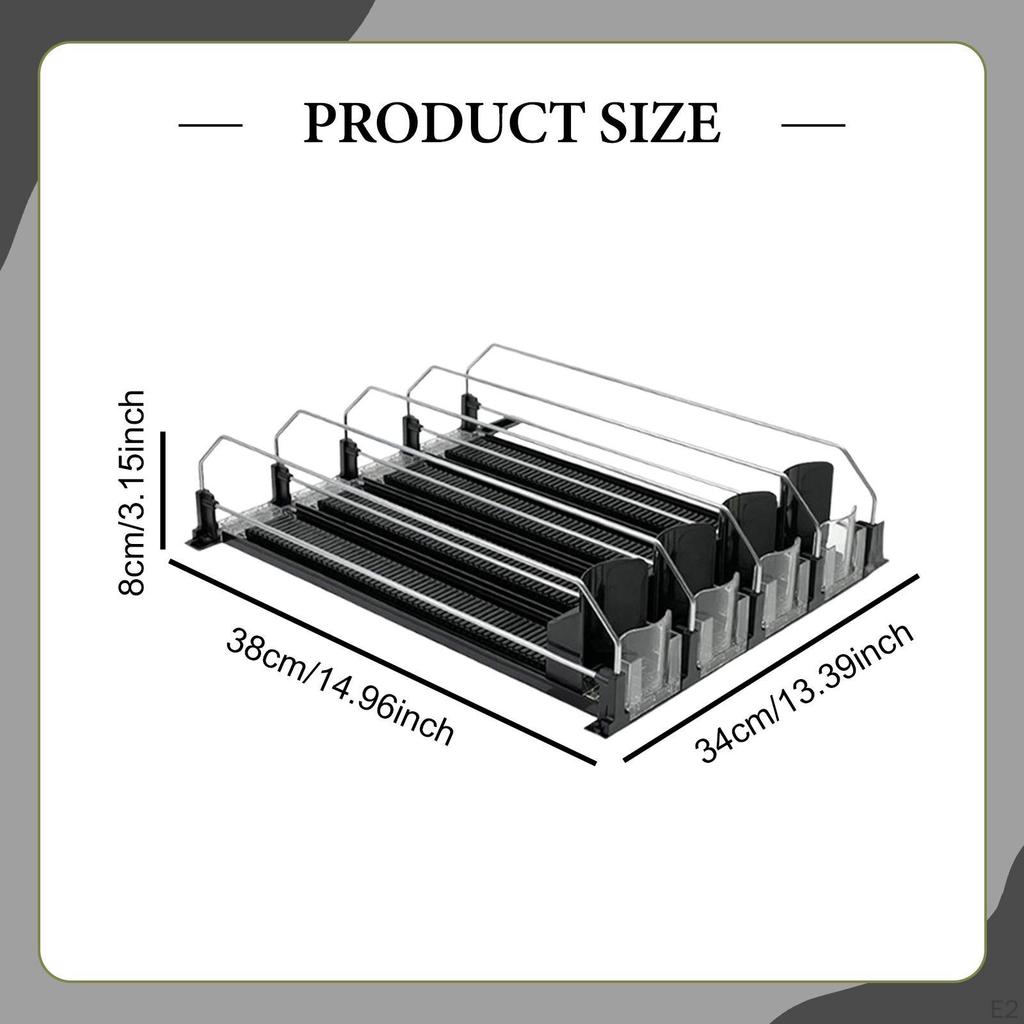 Getränkeorganisator für Kühlschrank Automatischer Propeller Dosenausgeber Warenregale