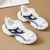 Platform Running Sneakers Women's Spring and Autumn New Student Casual Shoes Fashion White Shoes