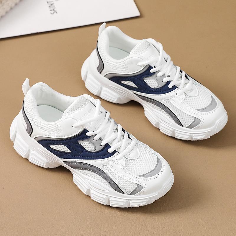 Platform running sneakers women's spring and autumn new student casual shoes fashion white shoes