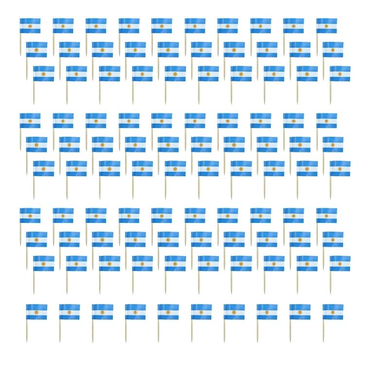 100Pcs National Flag Toothpick Cakes Picks Cupcake Top Decoration For Sweets Desserts Display And Festival Celebration