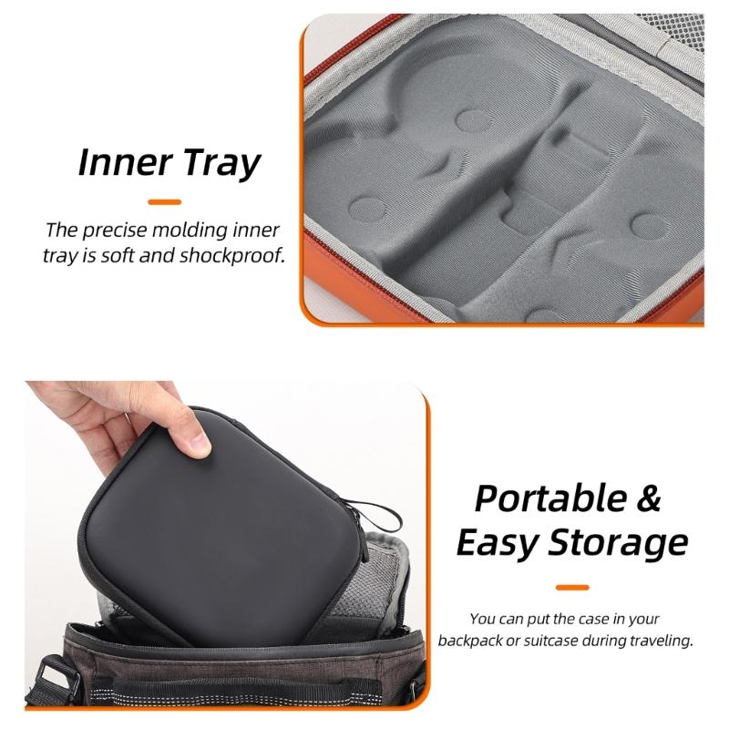 EVA Travel Case Storage Bag for Drones, Portable Carrying Box with Accessory Compartments
