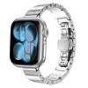 Rhinestone Piano Link Metal Watch Band, Luxury Strap for Apple Watch Series 1-11 38/40/41/42/44/45/46/49mm, Women Replacement Wristband