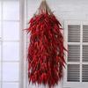 Artificial Vegetable Fake Chilli Pepper Garlic Bunch Hanging Ornaments For Home Kitchen Restaurant Decoration Photography Props