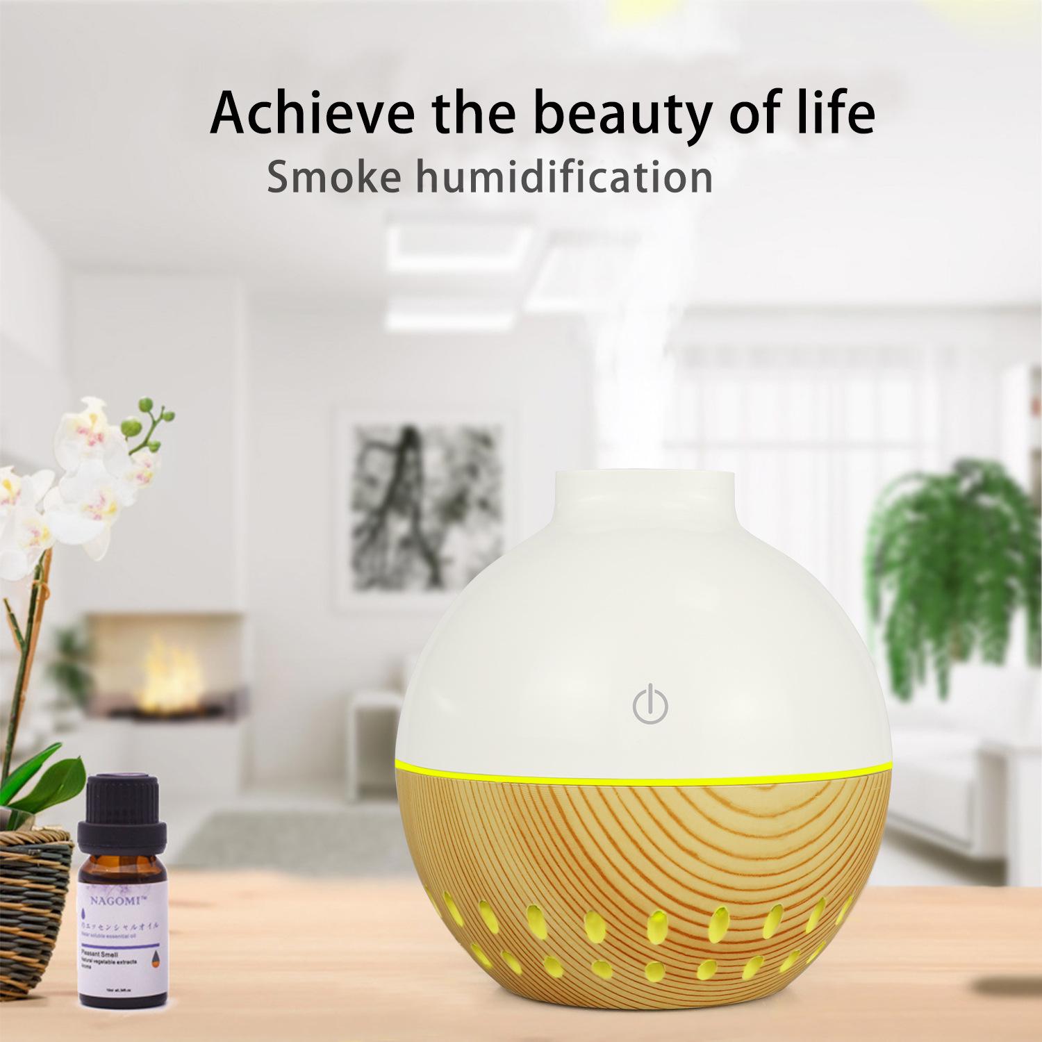 LED Mini USB Ultrasonic Humidifier & Night Light USB