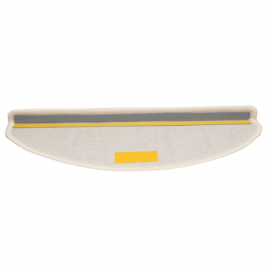 Step Mats 10 Pcs 65 X 21 X 4 Cm White Semi Round Large