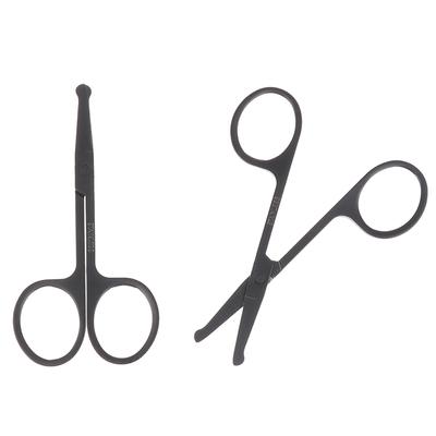 1Pc Nose Hair Scissor Stainless Steel Eyebrow Nose Hair Cut Facial Makeup Tool