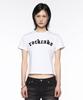 ROCKCAKE Small Logo Crop Top - White