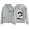Anime The Apothecary Diaries Print Zipper Hoodie Men Women Fashion Vintage Sweatshirt Long Sleeves Casual Hip-hop Zip Up Jacket