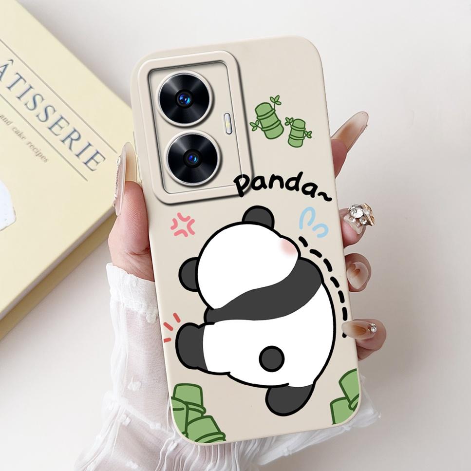 For Realme C55 6.72" Case New Cute Cartoon Print Soft Silicone Shockproof Cover For Oppo Realme C55 RMX3710 Bumper Phone Case