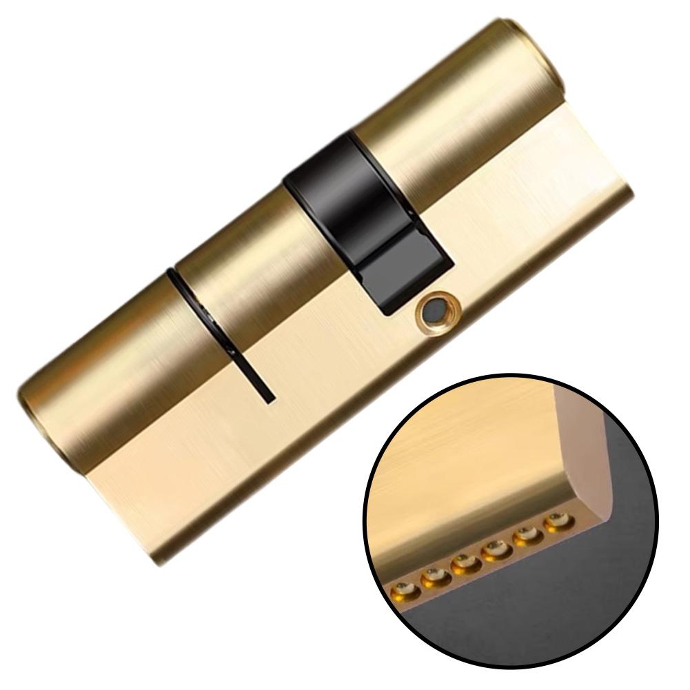 Mosazný cylindrický zámek s vysokou bezpečností, designem proti krádeži a požární odolností pro vnitřní i vnější dveře