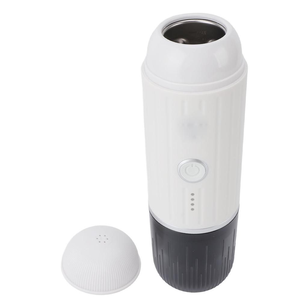 Portable Coffee Maker 19 Bar Pressure High Oil Extraction Mini Coffee Machine for Home Travel Office White