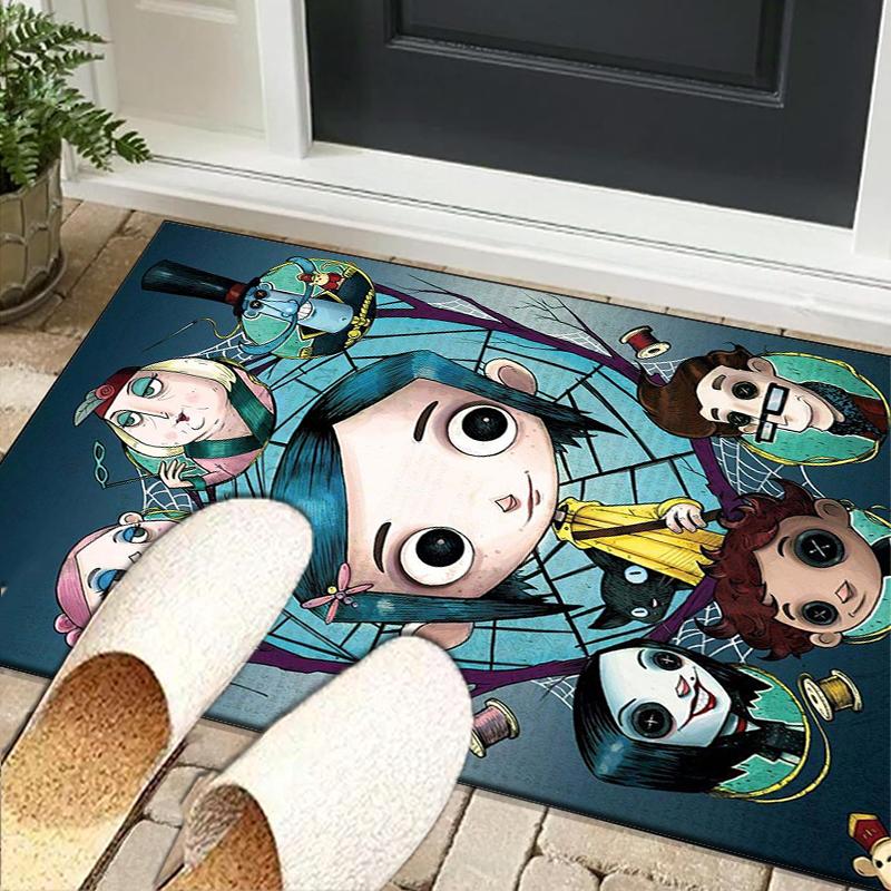 Moonlit Mystery Cora-line Office Rug Chair Mat, Game Carpet, Suitable for Front Door, Bedroom, Living Room, Desk, Holiday Gift