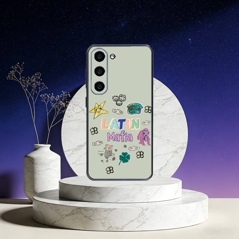 Latin Mafia Creative Phone Case For Samsung Galaxy A73,A72,A71,A70,A53,A52,A51,Others Soft Black Cover