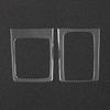 Fit For Mitsubishi Lancer EVO X 2008-2015 Carbon Fiber Gear Shift Panel Cover Sticker Decal  Car Interior Accessories