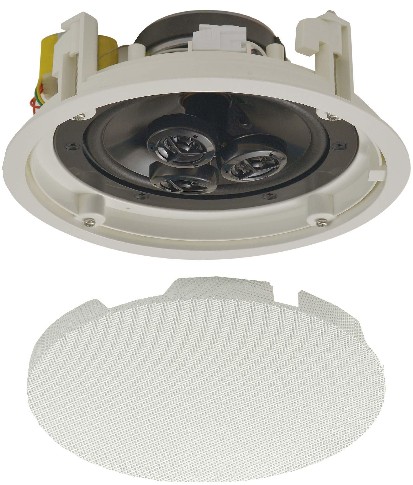 MASSIVE 160mm System Impedance CL-360TT Flush-Mount 2-Way 4-Speaker (Low/High Switchable)