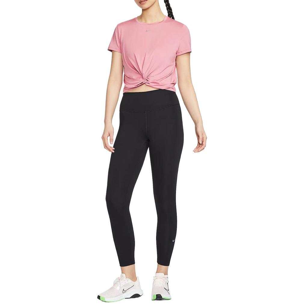 New Nike Dri Fit Regular T Shirt Women's Element Pink/Black HJ1055-699