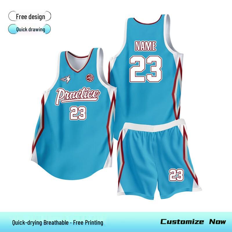 Men's Custom American Style Basketball Jersey Set