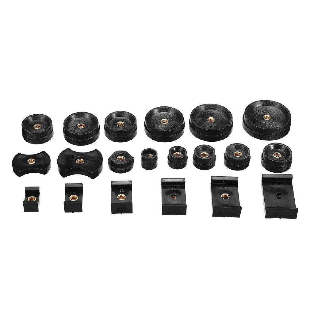 20 Dies 18-50mm Watch Press Tool Set Watch Back Watchmaker Bezel Case Inserts Crystal Glass Press Watch Repair Tool