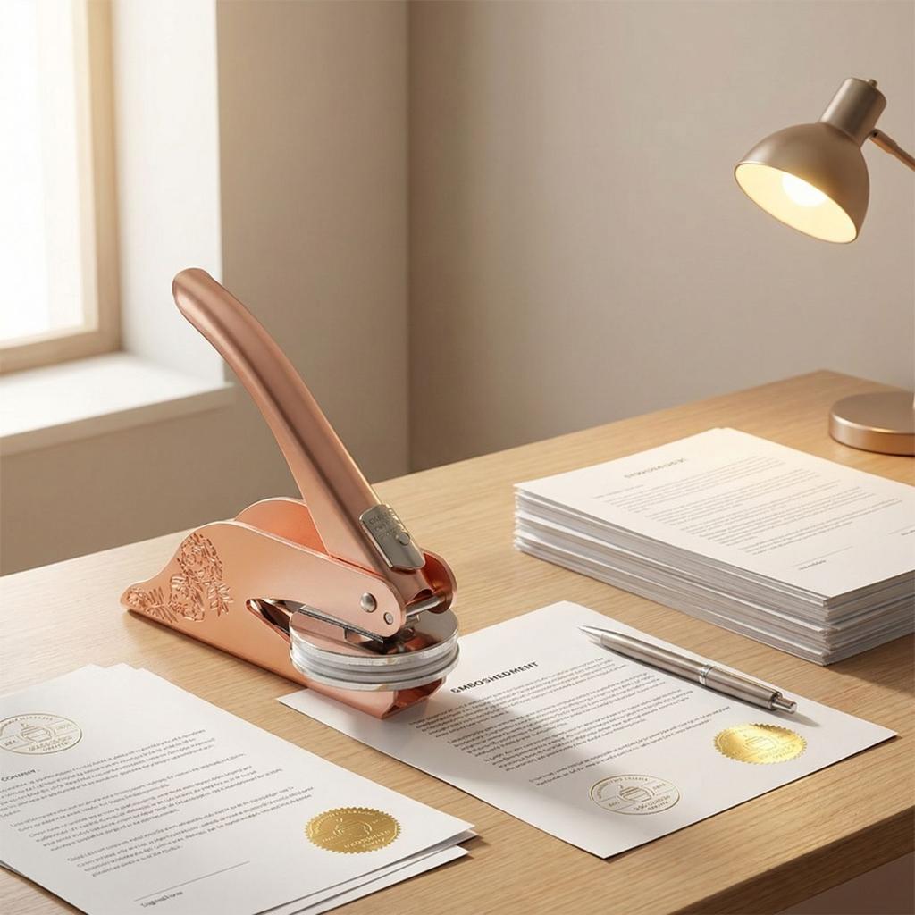 Portable Embossing Pliers Custom Embosser Manual Seal for DIY Craft