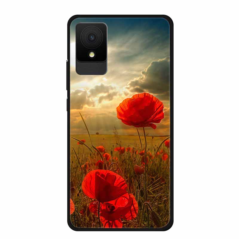 For TCL 501 Case Luxury TPU Soft Silicone Back Cover Phone Cases for TCL501 6 Inches T433D Protective New Bumper Lovely Funda