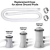 M-Modern-4 Pack Swimming Pool Replacement Hoses,1.25In Diameter Pool Filter Replacement Hoses For Above Ground Pools