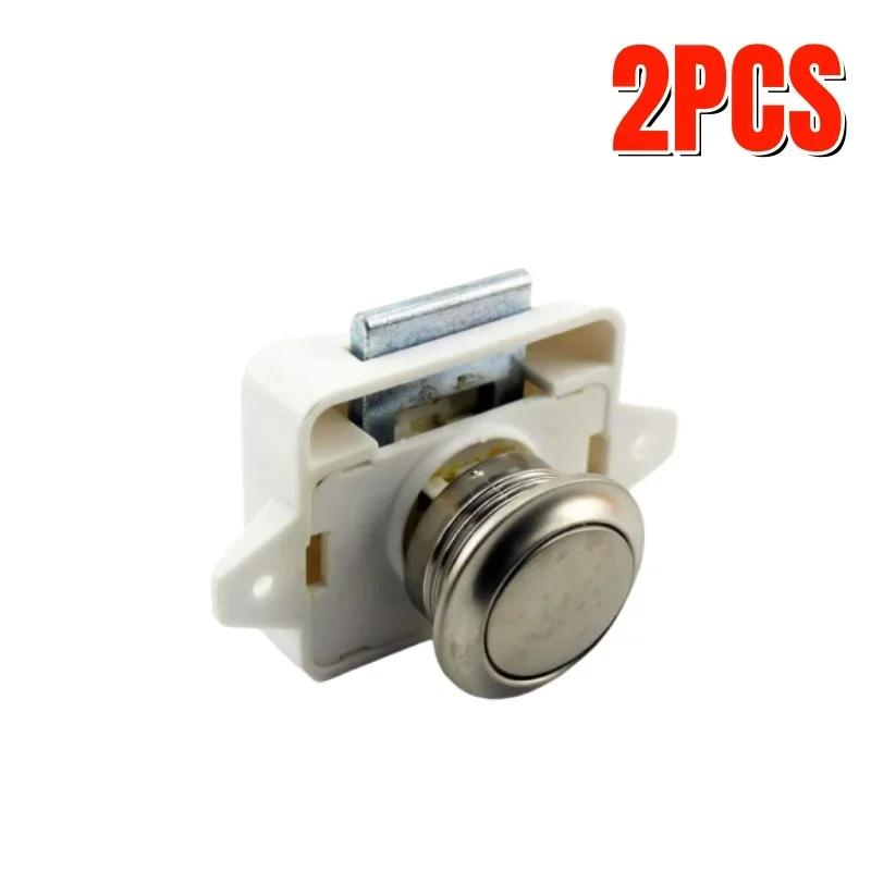 

2/3/5 шт. замок для шкафа для автофургона, никелевый материал кнопки, подходит для замков шкафа без ключа для автофургонов, яхт, кемперов, туристических прицепов